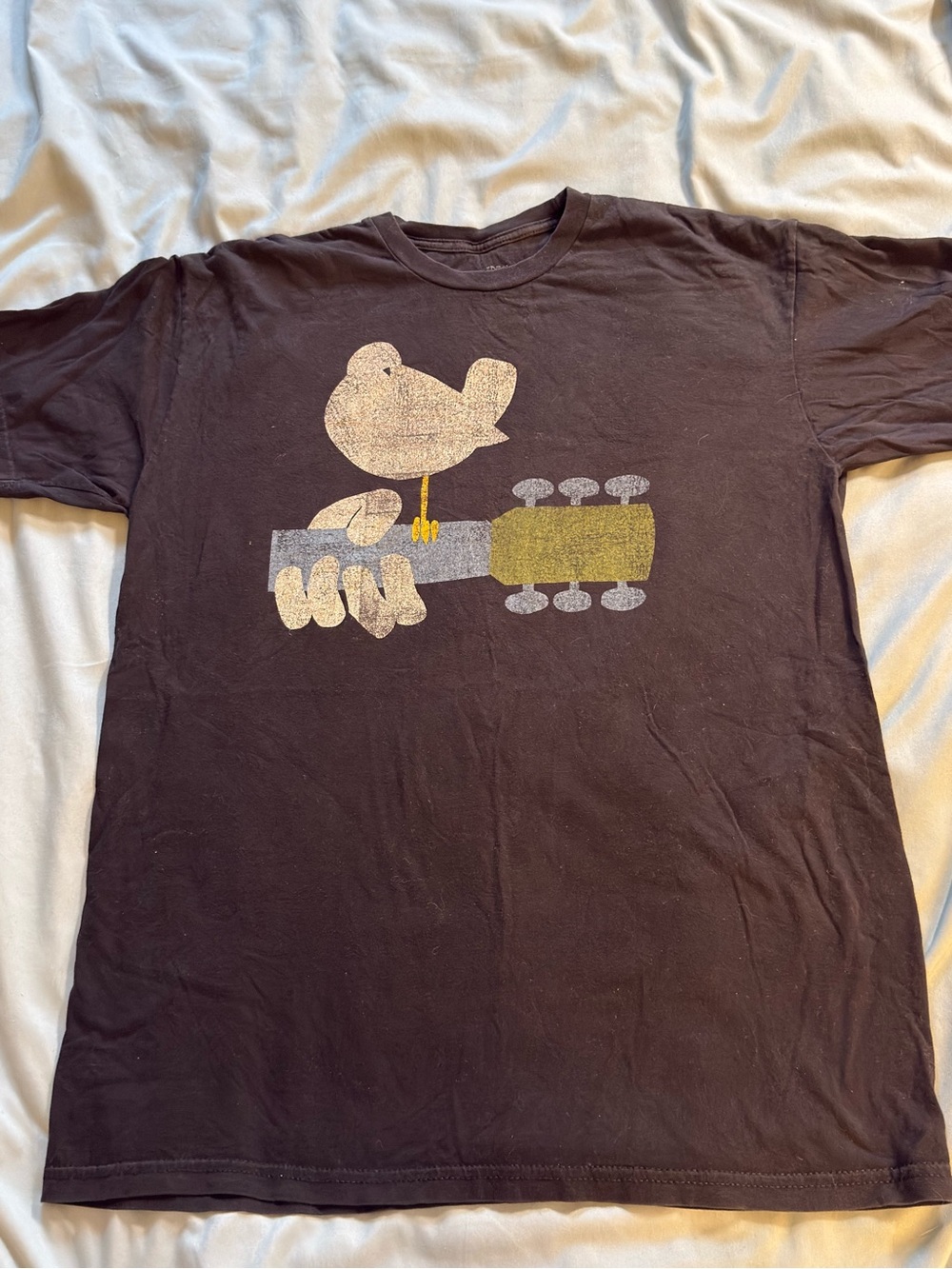 Vintage 2009 WOODSTOCK Dove Logo Licensed T-Shirt | Size L